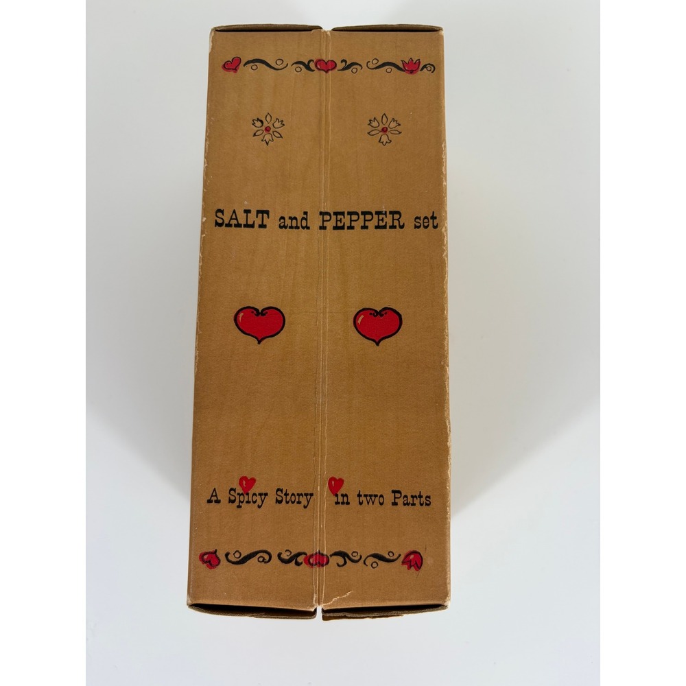 Vintage Brillium Metal Corp Salt And Pepper Shaker Set Original Packaging - Picture 4 of 5